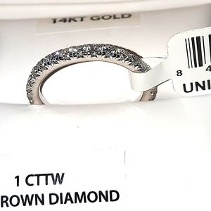 1ct Diamond on 14k White Gold Ring from Unique Moments Jewelry